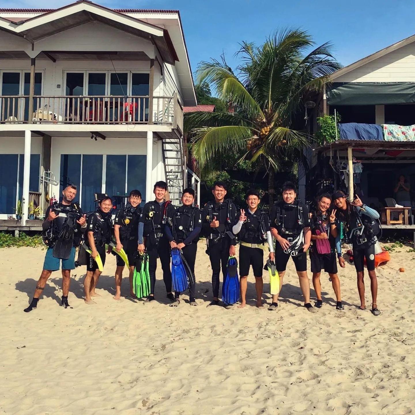 Tiongman Scubadive & Lodge Kampong Juara Exterior foto